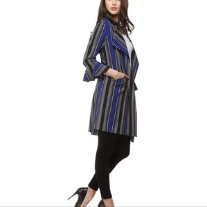 Peter Nygard Ruffled Sleeve Duster